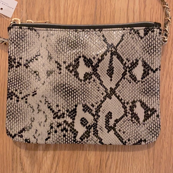American Eagle Outfitters Handbags - NWT American Eagle double bag Snake Print & black small Shoulder